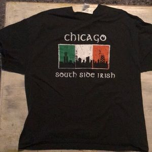 Green short sleeve shirt